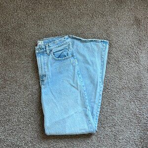 ABERCROMBIE & FITCH High Rise Wide Leg Jean